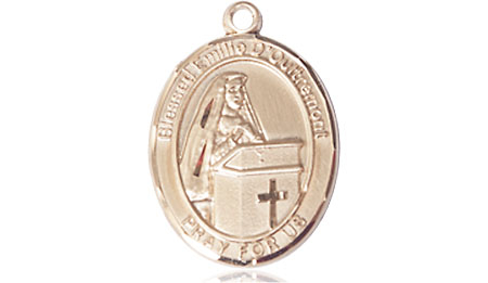 14kt Gold Filled Blessed Emilee Doultremont Medal