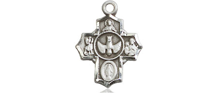 Sterling Silver 5-Way Medal