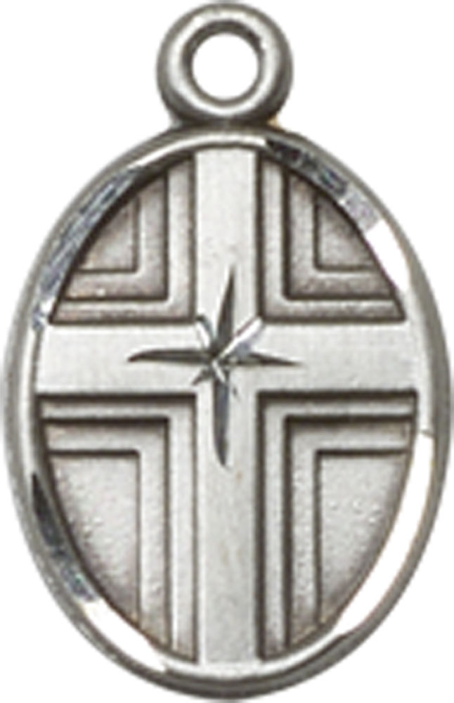 Sterling Silver Cross Medal