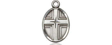 Sterling Silver Cross Medal