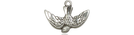 Sterling Silver Holy Spirit Medal