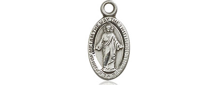 Sterling Silver Scapular Medal