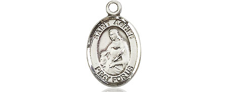 Sterling Silver Saint Agnes of Rome Medal