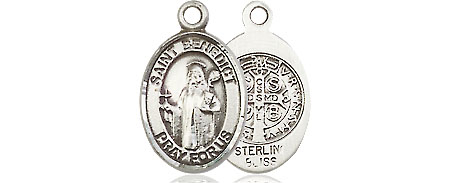 Sterling Silver Saint Benedict Medal