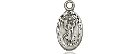 Sterling Silver Saint Christopher Medal