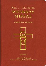 St. Joseph Weekday Missal (Vol. I/Advent