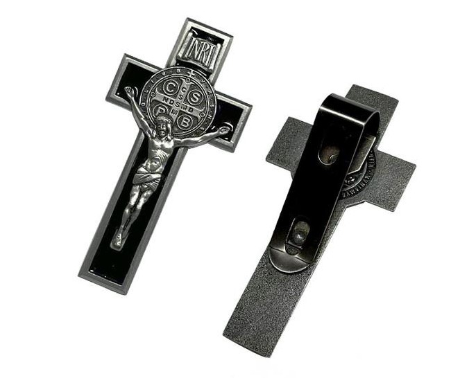Crucifix Visor Clip