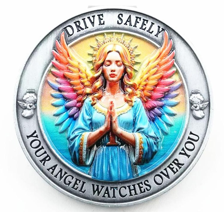 Colored Angel Visor Clip