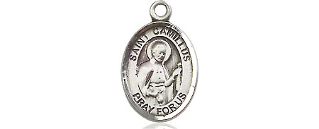 Sterling Silver Saint Camillus of Lellis Medal