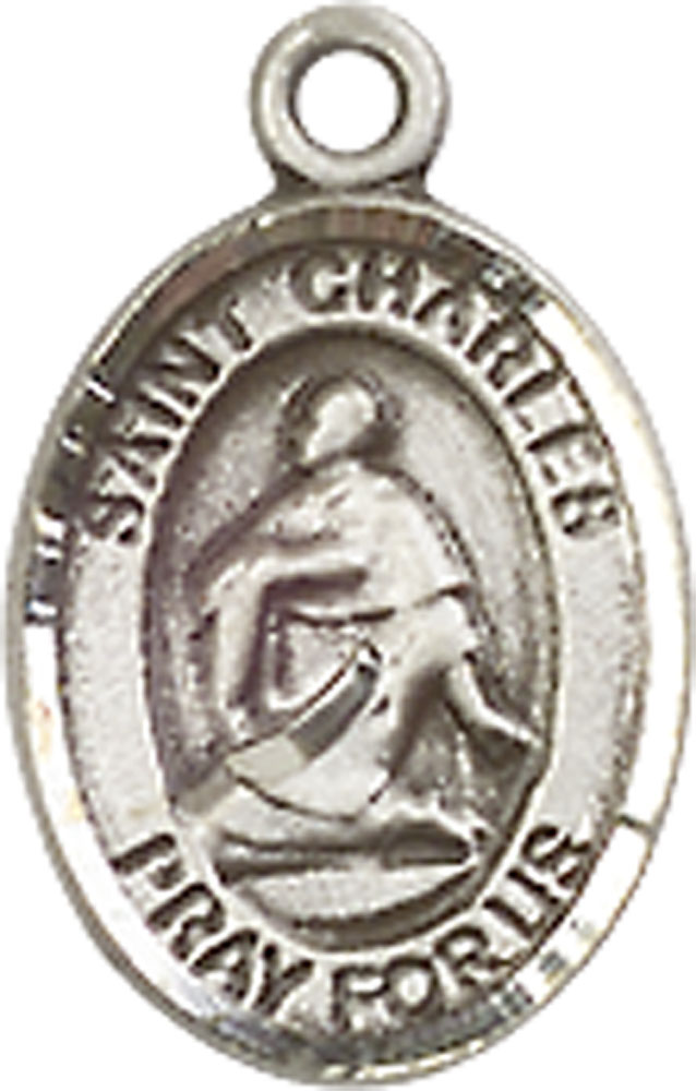 Sterling Silver Saint Charles Borromeo Medal