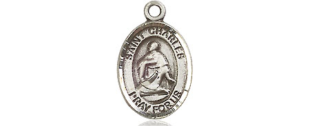 Sterling Silver Saint Charles Borromeo Medal