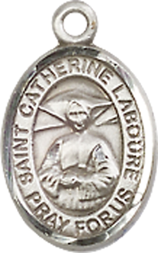 Sterling Silver Saint Catherine Laboure Medal