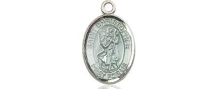 Sterling Silver Saint Christopher Medal