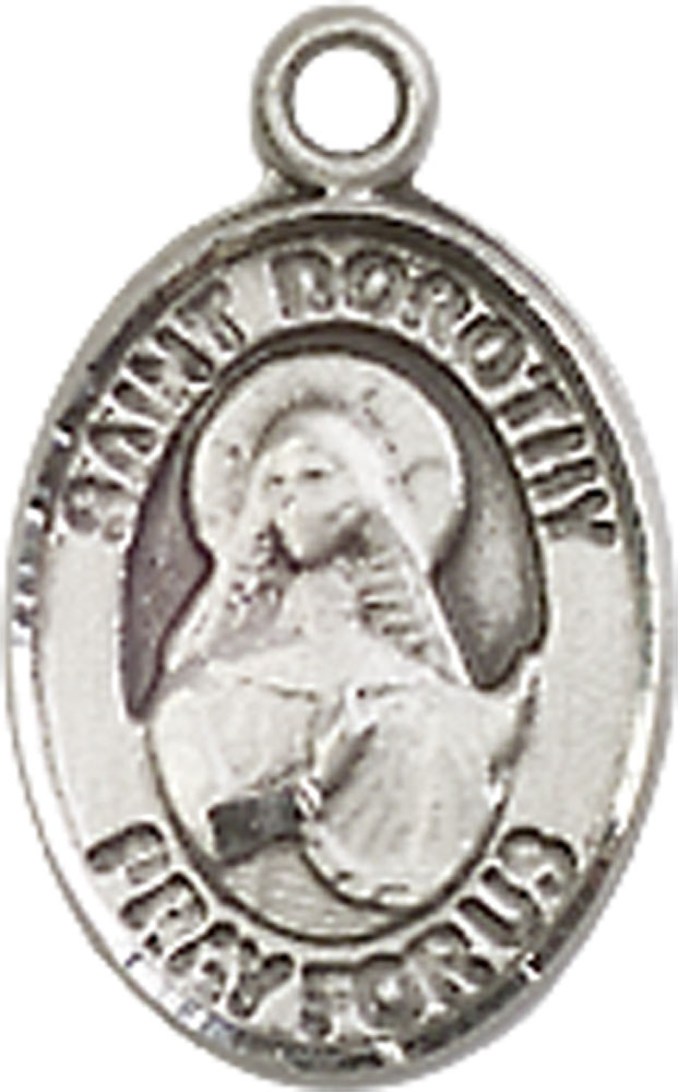 Sterling Silver Saint Dorothy Medal