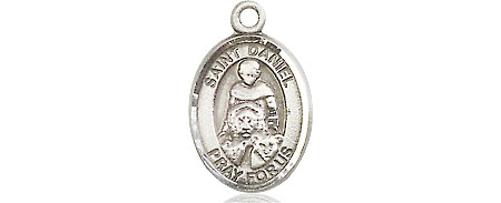 Sterling Silver Saint Daniel Medal