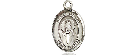 Sterling Silver Saint David of Wales Medal