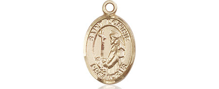 14kt Gold Filled Saint Dominic de Guzman Medal