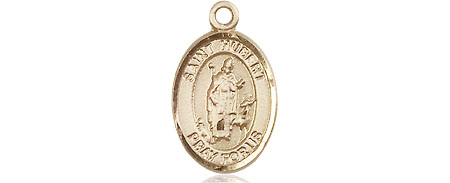 14kt Gold Filled Saint Hubert of Liege Medal