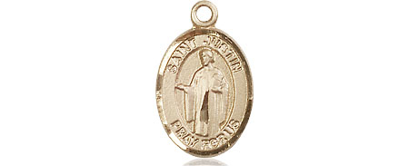 14kt Gold Filled Saint Justin Medal