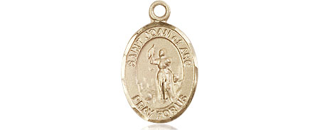 14kt Gold Filled Saint Joan of Arc Medal