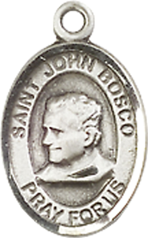 Sterling Silver Saint John Bosco Medal