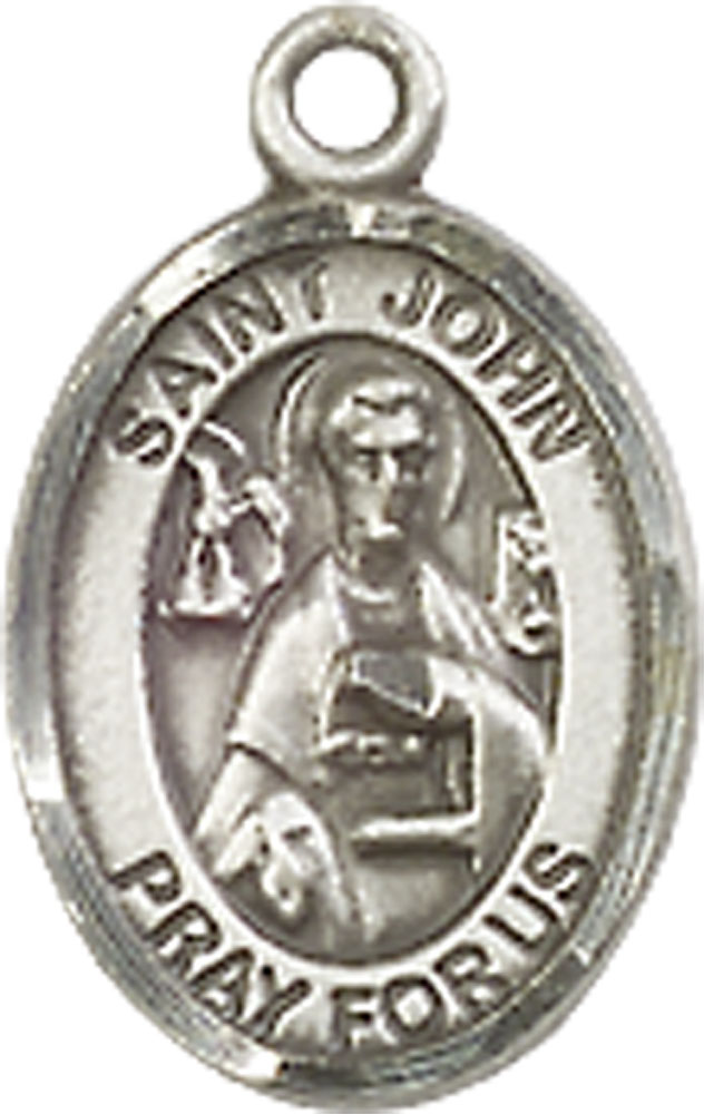 Sterling Silver Saint John the Apostle Medal