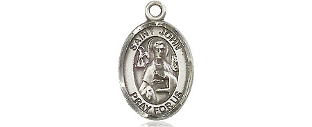 Sterling Silver Saint John the Apostle Medal