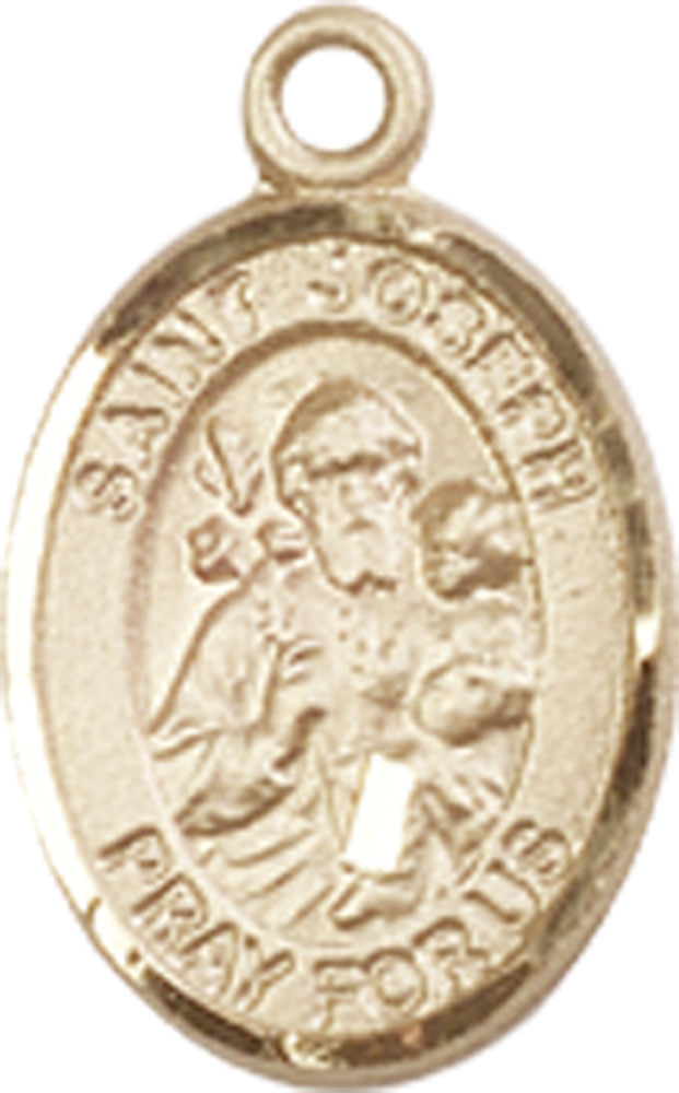14kt Gold Filled Saint Joseph Medal