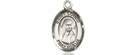 Sterling Silver Saint Louise de Marillac Medal