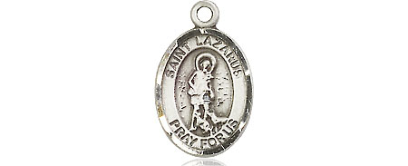 Sterling Silver Saint Lazarus Medal