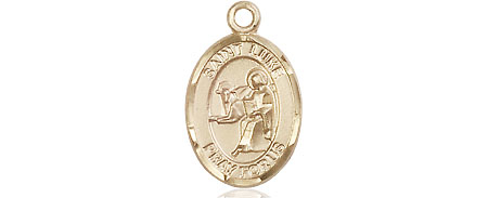 14kt Gold Filled Saint Luke the Apostle Medal