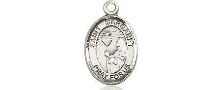 Sterling Silver Saint Margaret Mary Alacoque Medal