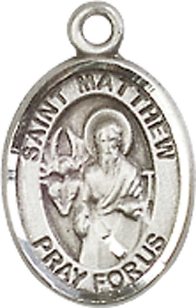 Sterling Silver Saint Matthew the Apostle Medal