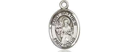 Sterling Silver Saint Matthew the Apostle Medal