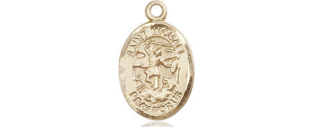 14kt Gold Filled Saint Michael the Archangel Medal