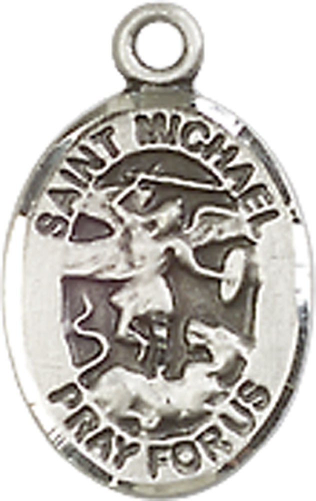 Sterling Silver Saint Michael the Archangel Medal