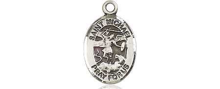 Sterling Silver Saint Michael the Archangel Medal