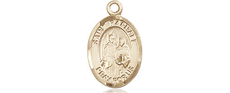 14kt Gold Filled Saint Raphael the Archangel Medal