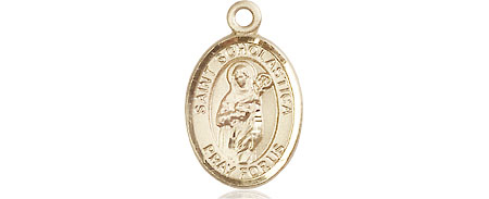 14kt Gold Filled Saint Scholastica Medal