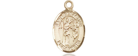 14kt Gold Filled Saint Sebastian Medal