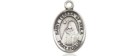 Sterling Silver Saint Teresa of Avila Medal