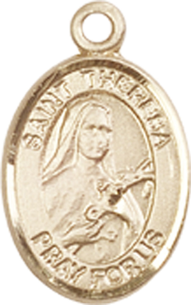 14kt Gold Filled Saint Theresa Medal