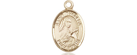 14kt Gold Filled Saint Theresa Medal