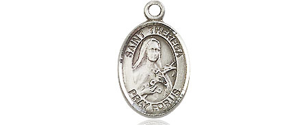 Sterling Silver Saint Theresa Medal