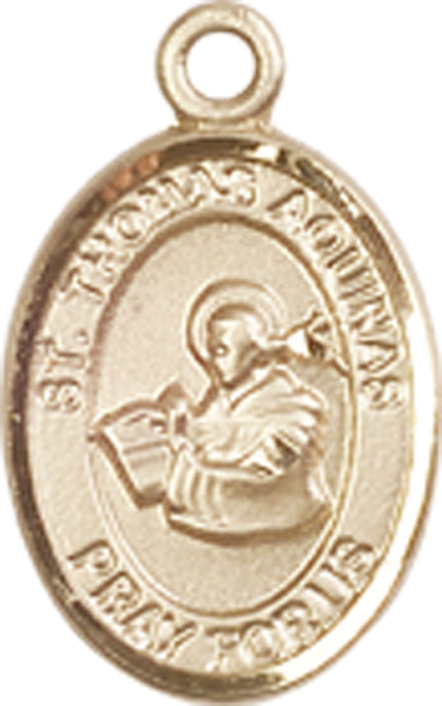 14kt Gold Filled Saint Thomas Aquinas Medal
