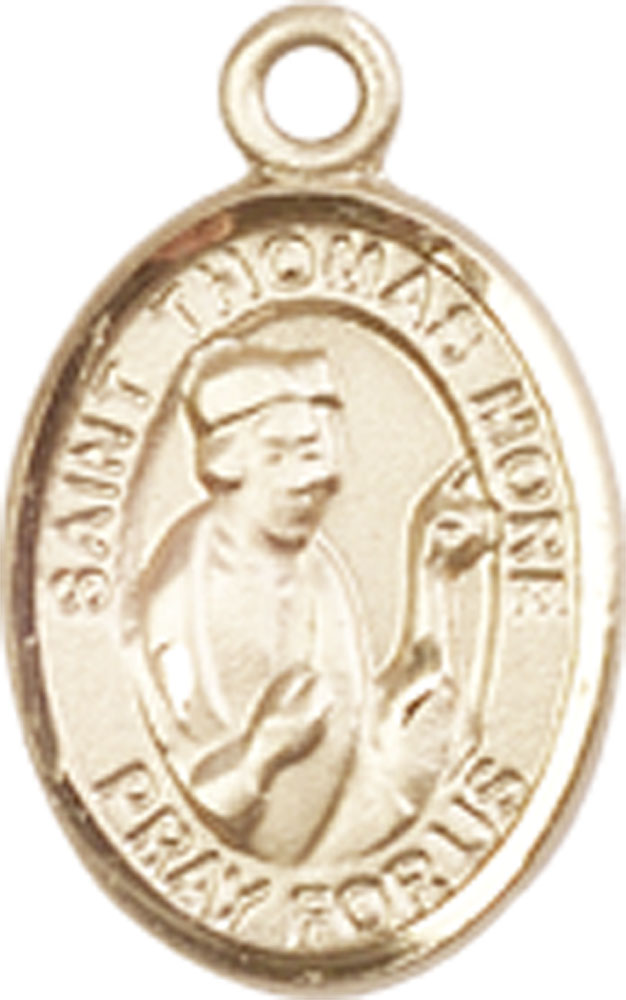 14kt Gold Filled Saint Thomas More Medal