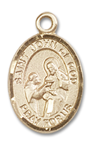 14kt Gold Filled Saint John of God Medal