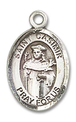 Sterling Silver Saint Casimir of Poland Medal