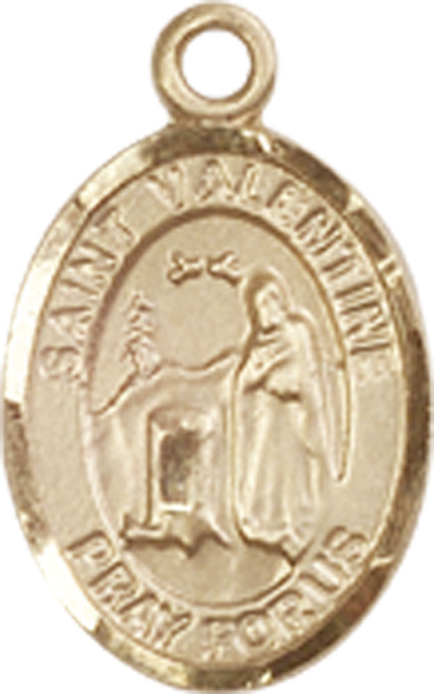 14kt Gold Filled Saint Valentine of Rome Medal