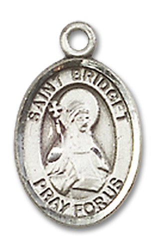 Sterling Silver Saint Bridget of Sweden Medal